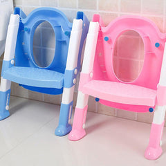 Children's Toilet Trainer with Step Stool Seat