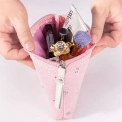 Waterproof Makeup Bag for Cute Girls - Spacious Travel Case