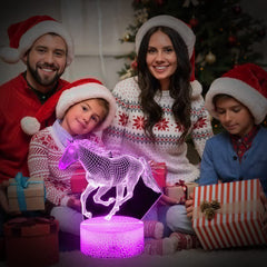 Remote Control LED 3D Visual Night Lamp