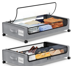 Square Bed Bottom Storage Box