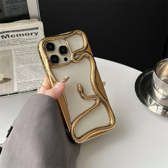 Gloss Electroplated Snake iPhone Case
