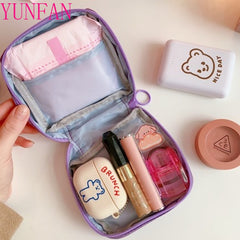 Small Cosmetic Bag for Makeup and Toiletries Organizer