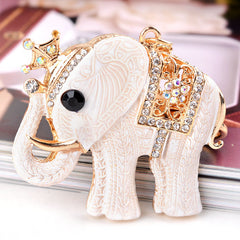 Elephant-Shaped Alloy Keychain for Ladies' Gifts