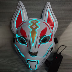 Animal Fox Headpiece, Halloween Party Prop, Glow Mask