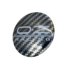 M582 Model Hub Cap OZ - 55MM Black Carbon Fiber