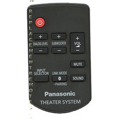 Panasonic N2QAYC000083 Home Theater Sound Bar Audio Remote Control