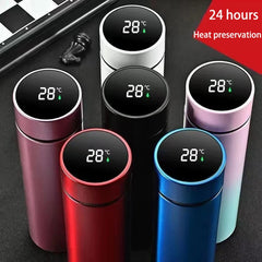 500ml Smart Thermos Bottle with Temperature Display
