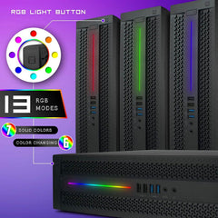 Periphio Iris Prebuilt Gaming PC Desktop Computer (Refurbished)