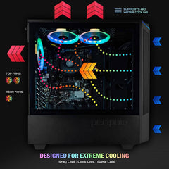 Periphio Reaper Gaming PC Computer 16GB RAM 500GB SSD (Refurbished)