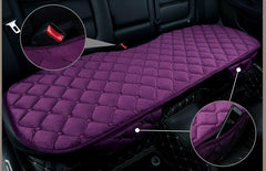 Plush Car Seat Covers Front Rear Full Set Choose Car Seat Cushion Car Memory Foam Heightening Seat Cushion Plush Seat Pad Protector Car Accessories  Lower Back Pain Relief Cushion Anti-Slip