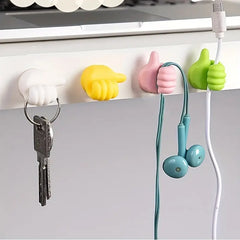 Multi-functional Seamless Sticky Wire Manager Hook