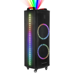 Portable Wireless Party Speaker Colorful Lights DJ PA System
