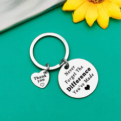 Versatile Stainless Steel Keychain for Cars and Motorcycles