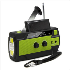Solar Hand-Crank Emergency Radio