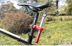 Bicycle Light Bracket Bike Lamp Holder LED Headlight Pump Stand Quick Release Mount 360 Degree Rotatable Universal Flashlight Mount Holder Mount Bicycle Mounting Bracket Flashlight Holder