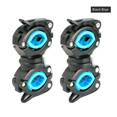Bicycle Light Bracket Bike Lamp Holder LED Headlight Pump Stand Quick Release Mount 360 Degree Rotatable Universal Flashlight Mount Holder Mount Bicycle Mounting Bracket Flashlight Holder