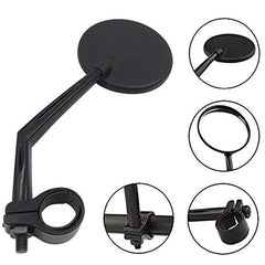Bike Rear Mirrors Degree Rotation Bicycle Rearview Mirrors Suitable For Mountain Road Bike Safe Rear View Mirror Adjustable Rotatable HD Wide Angle Cycling Biking Clear Acrylic Convex Mirror