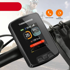 GPS Wireless Bike Computer Waterproof Bicycle Odometer Large Color LCD Screen Maps Navigation Cycling Speedometer Wired Bicycle Speedometer Waterproof Cycle Computer With Backlight LCD Display Automatic Sleep
