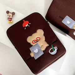 Cute Bear Laptop Case for Macbook and iPad (Various Sizes)