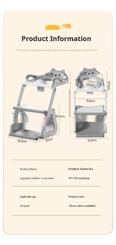Baby Toilet Ladder Potty with Steps