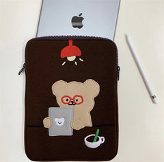 Cute Bear Laptop Case for Macbook and iPad (Various Sizes)