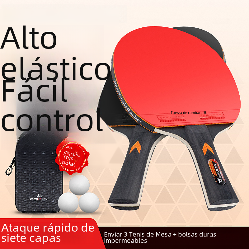 F01 Table Tennis Racket Set with Sponges and Balls