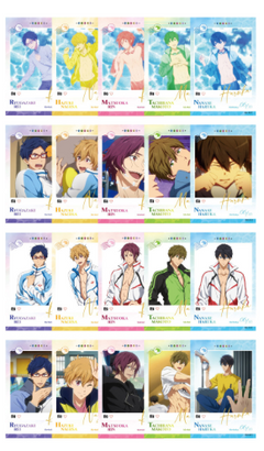 Men's Swimming Club Gold Foil Collectible Photo Cards