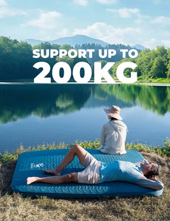 Portable Inflating Sleeping Pad with Foam for Camping