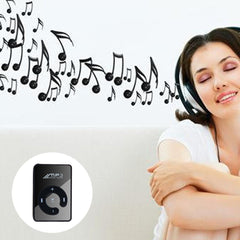 Portable Mini Mirror Clip MP3 Player for Outdoor Use