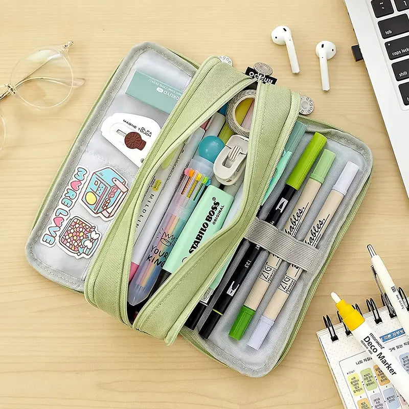 Multi-functional Large-capacity Pencil Bag for Students