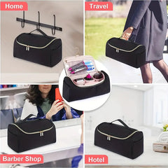 Portable Hair Dryer Storage Bag with Hook