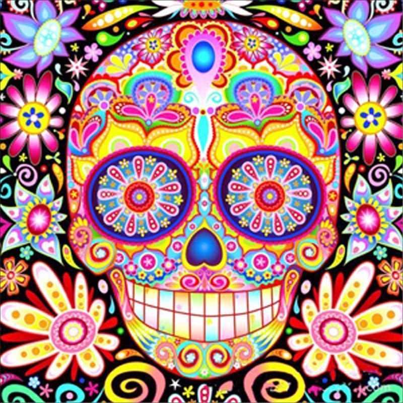 Skull Diamond Painting - 5D Diamond Art
