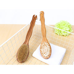 Quality Bamboo Double-Sided Massage Brush with Head