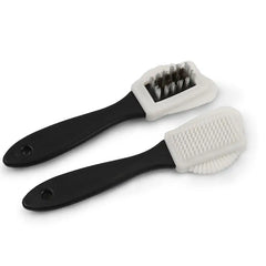 Suede Snow Boots & Three-Sided Cleaning Brush Set