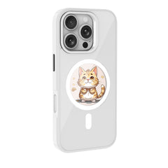 Round Magnetic HD Projection Screen Phone Case