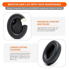 Replacement Ear Pads For Sony WH1000XM4 Over-Ear Headphones