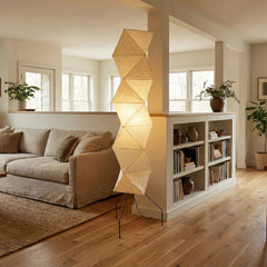 Akari Rhombus Origami UF4-L8 Floor Lamp