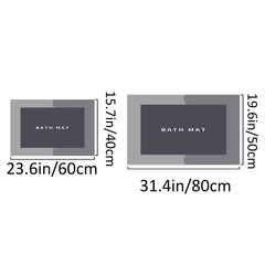 Super Absorbent Quick Dry Diatomaceous Bath Mat