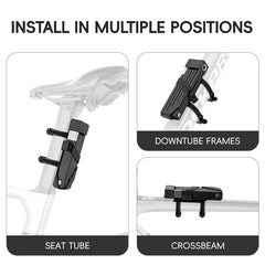 ROCKBROS Folding Bike Lock Key Type Anti-Theft Bicycle Lock