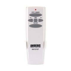 Anderic FAN-HD (UC7078T) Ceiling Fan Remote Control for Hampton Bay - RR7079T