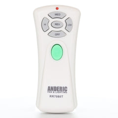 Anderic RR7080T (UC7080T) Ceiling Fan Remote Control for Hampton Bay | CHQ7080T | Up Light | Down Light | Reverse