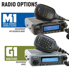 696 PLUS Remote Head Complete Master Communication Kit with Intercom and 2-Way Radio - G1 GMRS