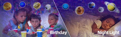 10 Planets Solar System Projector with Starry Ocean Light