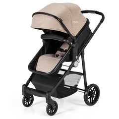 2-in-1 Foldable Pushchair Newborn Infant Baby Stroller