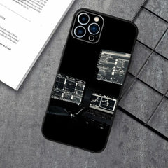 Black Rear Cover Anti-fall Protective Case Phone Case