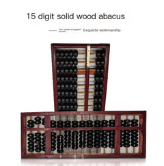 Durable Wooden Abacus for Accounting and Finance