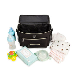 Multi-Purpose Baby Stroller Hanging Bag with Insulated Pocket