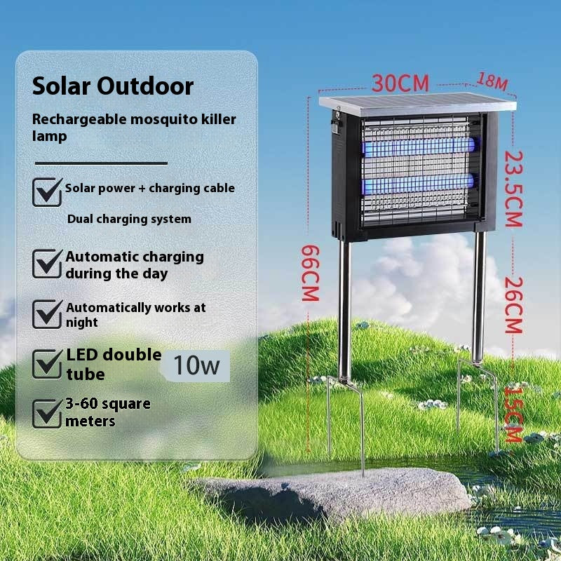 Waterproof Solar Mosquito Killer Lamp
