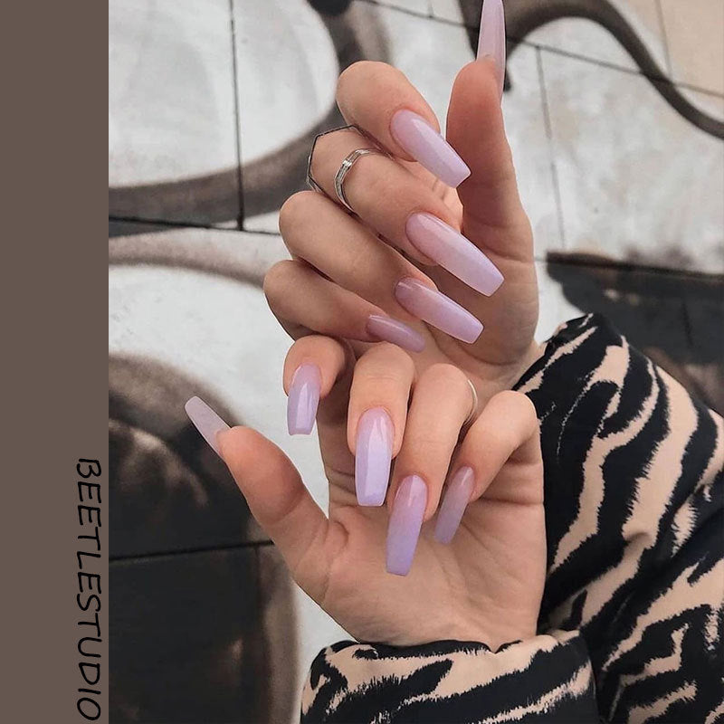Naked Purple Gradient Wearable Nail Patches