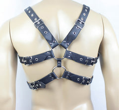 Men's Leather Corset for Adult Play and Performance